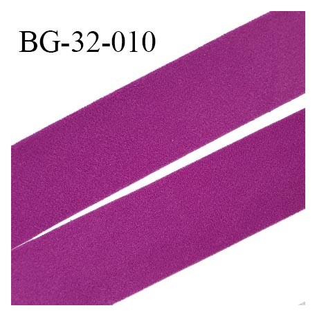 Droit fil a plat 32 mm spécial lingerie et couture couleur fuchsia duveteux grande marque fabriqué en France prix au mètre