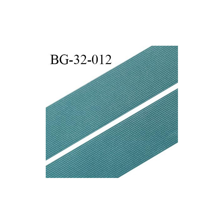 Droit fil à plat 32 mm spécial lingerie et couture couleur bleu vert grande marque fabriqué en France prix au mètre