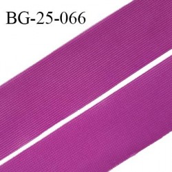 Droit fil à plat 26 mm spécial lingerie et couture couleur fuschia grande marque fabriqué en France prix au mètre