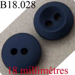 bouton 18 mm couleur noir 2 trous diamètre 18 mm