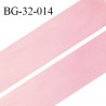 Droit fil a plat 32 mm spécial lingerie et couture du prêt à porter couleur rose grande marque fabriqué en France prix au mètre