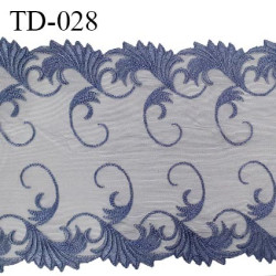 Dentelle Vintage Fleurie Bleue - 7 Cm De Large X 300 Cm De Long - Ruban Décoratif D'Occasion Pour Création