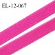 Elastique 12 mm lingerie et bretelle haut de gamme fabriqué en France couleur fuschia largeur 12 mm prix au mètre