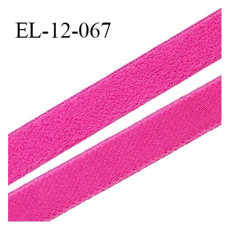 Elastique 12 mm lingerie et bretelle haut de gamme fabriqué en France couleur fuschia largeur 12 mm prix au mètre