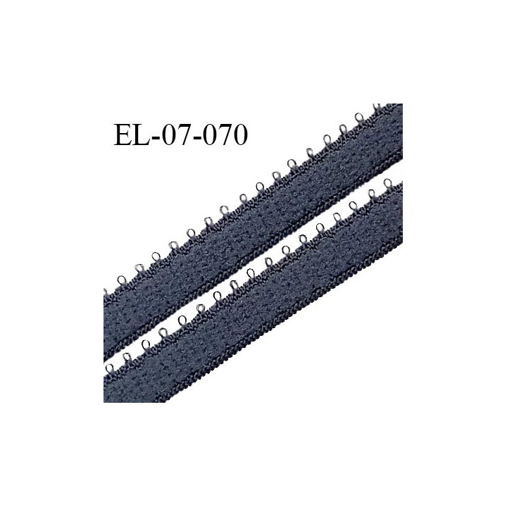 Elastique 7 mm bretelle et lingerie couleur brume largeur 7 mm haut de gamme Fabriqué en France prix au mètre