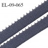 Elastique 9 mm bretelle et lingerie couleur gris cachemire largeur 9 mm haut de gamme Fabriqué en France prix au mètre
