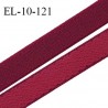 Elastique 10 mm lingerie haut de gamme aspect satiné couleur rouge tartan largeur 10 mm doux au toucher prix au mètre