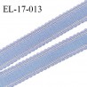 Elastique 17 mm bretelle et lingerie couleur bleu ciel fabriqué en France pour une grande marque largeur 17 mm prix au mètre