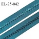 Elastique 24 mm bretelle et lingerie couleur bleu vert fabriqué en France pour une grande marque largeur 24 mm prix au mètre