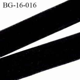 Galon ruban  velours 16 mm  très doux couleur noir  belle épaisseur largeur 16 mm prix au mètre