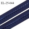Elastique 24 mm bretelle et lingerie couleur bleu nuit fabriqué en France pour une grande marque largeur 24 mm prix au mètre
