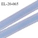 Elastique 20 mm bretelle et lingerie couleur bleu ciel fabriqué en France pour une grande marque largeur 20 mm prix au mètre