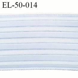 Elastique 50 mm très belle qualité ajouré pour respiré couleur naturel  et gris rigide sur la largeur souple  prix au mètre