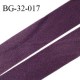 Droit fil à plat 32 mm spécial lingerie et prêt à porter couleur iris style velours ou duveteux fabriqué en France prix au mètre