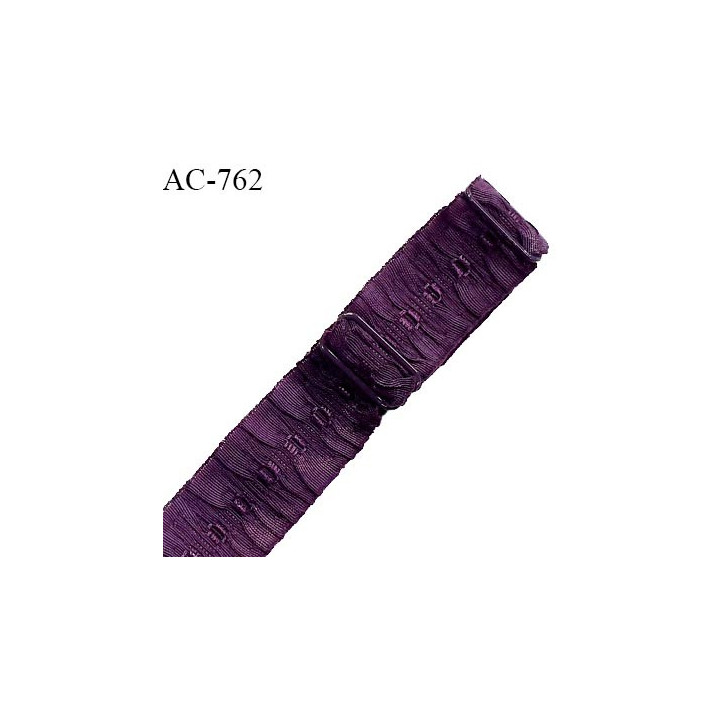 Bretelle lingerie SG 24 mm haut de gamme 2 barrettes couleur iris largeur 24 mm longueur 31 cm + réglage prix à l'unité
