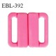Boucle clip 16 mm attache réglette pvc spécial maillot de bain couleur rose haut de gamme prix à l'unité