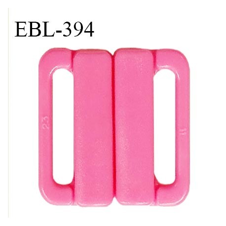 Boucle clip 25 mm attache réglette pvc spécial maillot de bain couleur rose haut de gamme prix à l'unité