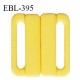 Boucle clip 25 mm attache réglette pvc spécial maillot de bain couleur jaune haut de gamme prix à l'unité