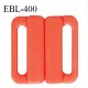 Boucle clip 30 mm attache réglette pvc spécial maillot de bain couleur orange nectarine haut de gamme prix à l'unité