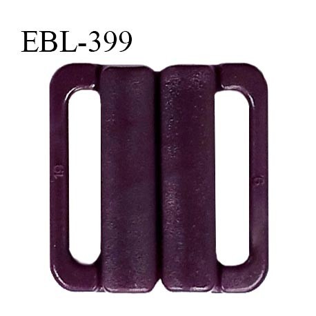 Boucle clip 30 mm attache réglette pvc spécial maillot de bain couleur pourpre haut de gamme prix à l'unité