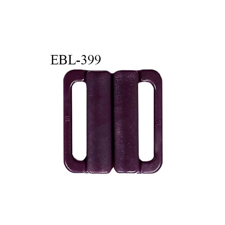 Boucle clip 30 mm attache réglette pvc spécial maillot de bain couleur pourpre haut de gamme prix à l'unité