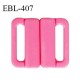 Boucle clip 20 mm attache réglette pvc spécial maillot de bain couleur rose haut de gamme prix à l'unité