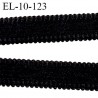 élastique 10 mm lingerie double picot couleur noir fabriqué en France largeur 10 mm double picot prix au mètre