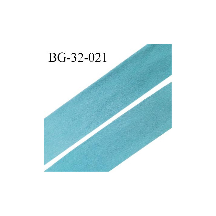 Droit fil à plat 32 mm spécial lingerie et prêt à porter couleur bleu polaire style duveteux fabriqué en France prix au mètre