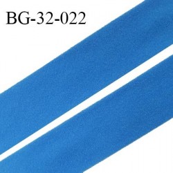 Droit fil à plat 32 mm spécial lingerie et prêt à porter couleur bleu royal style duveteux fabriqué en France prix au mètre