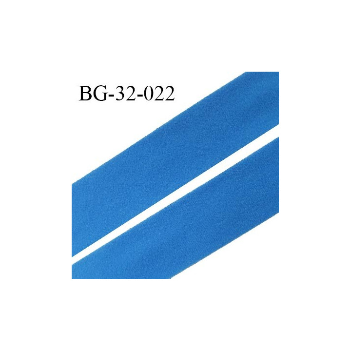Droit fil à plat 32 mm spécial lingerie et prêt à porter couleur bleu royal style duveteux fabriqué en France prix au mètre