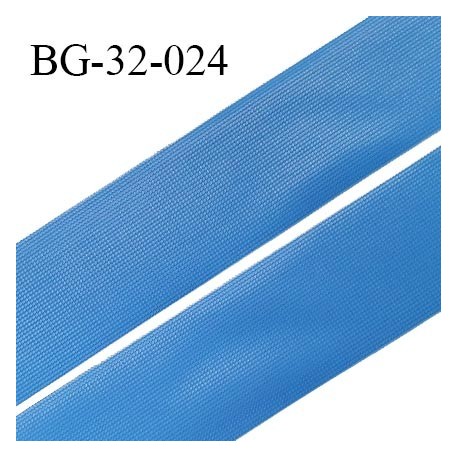 Droit fil à plat 32 mm spécial lingerie et prêt à porter couleur bleu royal grande marque fabriqué en France prix au mètre