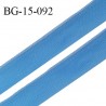 Droit fil à plat 15 mm fin spécial lingerie et prêt à porter couleur bleu royal fabriqué en France prix au mètre