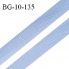 Droit fil à plat 10 mm spécial lingerie et prêt à porter couleur aigue marine grande marque fabriqué en France prix au mètre