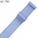 Bretelle 24 mm lingerie SG haut de gamme grande marque couleur bleu ciel finition avec 2 barrettes prix à la pièce
