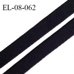 Elastique 8 mm lingerie haut de gamme fabriqué en France couleur noir élastique souple largeur 8 mm prix au mètre