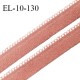 Elastique 10 mm lingerie haut de gamme couleur beige dune fabriqué en France largeur 10 mm + 2 mm picots prix au mètre