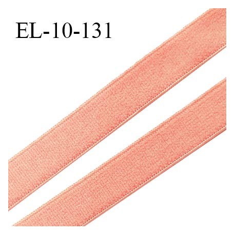 Elastique 10 mm lingerie haut de gamme couleur pamplemousse fabriqué France grande marque largeur 10 mm prix au mètre