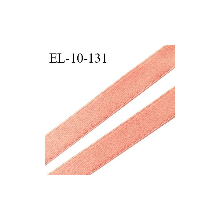 Elastique 10 mm lingerie haut de gamme couleur pamplemousse fabriqué France grande marque largeur 10 mm prix au mètre