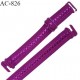Bretelle lingerie SG 19 mm très haut de gamme couleur fuchsia avec 1 barrette + 1 crochet + 1 boucle clip prix à l'unité