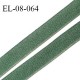 Elastique 8 mm lingerie haut de gamme fabriqué en France couleur vert sauge élastique fin souple duveteux prix au mètre