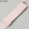 Bretelle lingerie SG 19 mm très haut de gamme couleur rose candy avec 1 barrette et 1 anneau prix à l'unité
