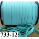 élastique plat largeur 12 mm couleur bleu vert lagon vendu au mètre