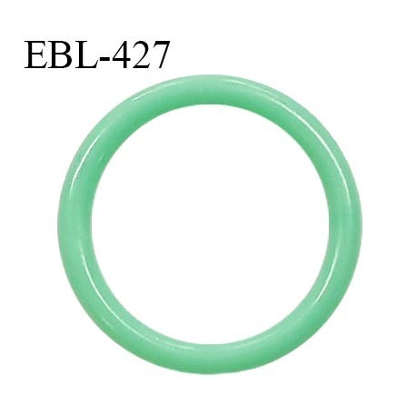 Anneau de réglage 15 mm en pvc couleur vert diamètre intérieur 15 mm diamètre extérieur 20 mm épaisseur 3 mm prix à l'unité