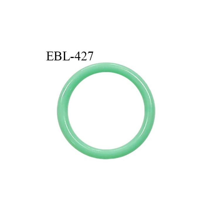 Anneau de réglage 15 mm en pvc couleur vert diamètre intérieur 15 mm diamètre extérieur 20 mm épaisseur 3 mm prix à l'unité