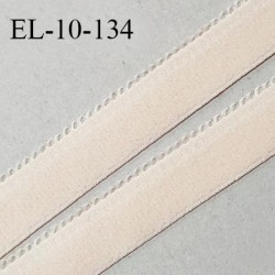 Elastique 10 mm lingerie haut de gamme couleur rose ice cream fabriqué en France largeur 10 mm + 2 mm picots prix au mètre