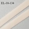 Elastique 10 mm lingerie haut de gamme couleur rose ice cream fabriqué en France largeur 10 mm + 2 mm picots prix au mètre