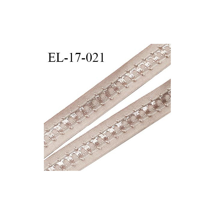 Elastique 16 mm bretelle et lingerie couleur rose sauvage fabriqué en France pour une grande marque largeur 16 mm prix au mètre