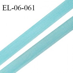 Elastique 6 mm fin spécial lingerie polyamide élasthanne couleur bleu horizon grande marque fabriqué en France prix au mètre