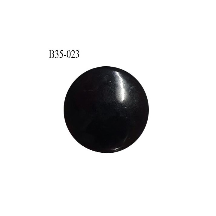 Bouton 36 mm en pvc couleur noir bouton plat diamètre 36 mm épaisseur 3 mm accroche avec un anneau prix à l'unité