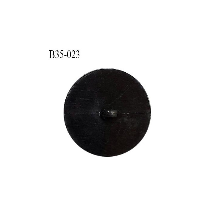 Bouton 36 mm en pvc couleur noir bouton plat diamètre 36 mm épaisseur 3 mm accroche avec un anneau prix à l'unité